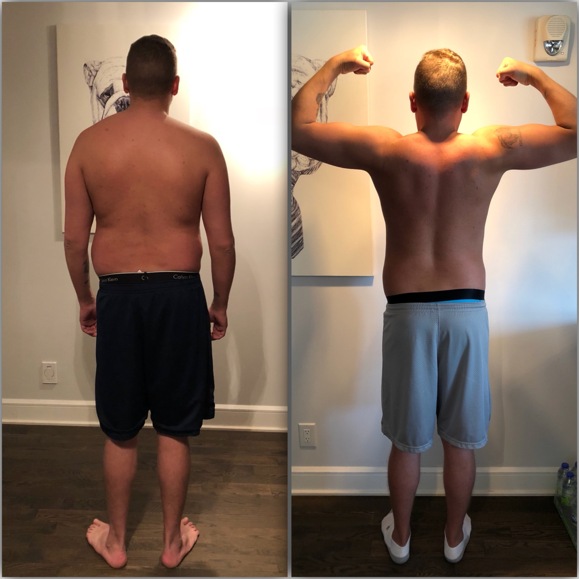 6 Week Challenge male transformation