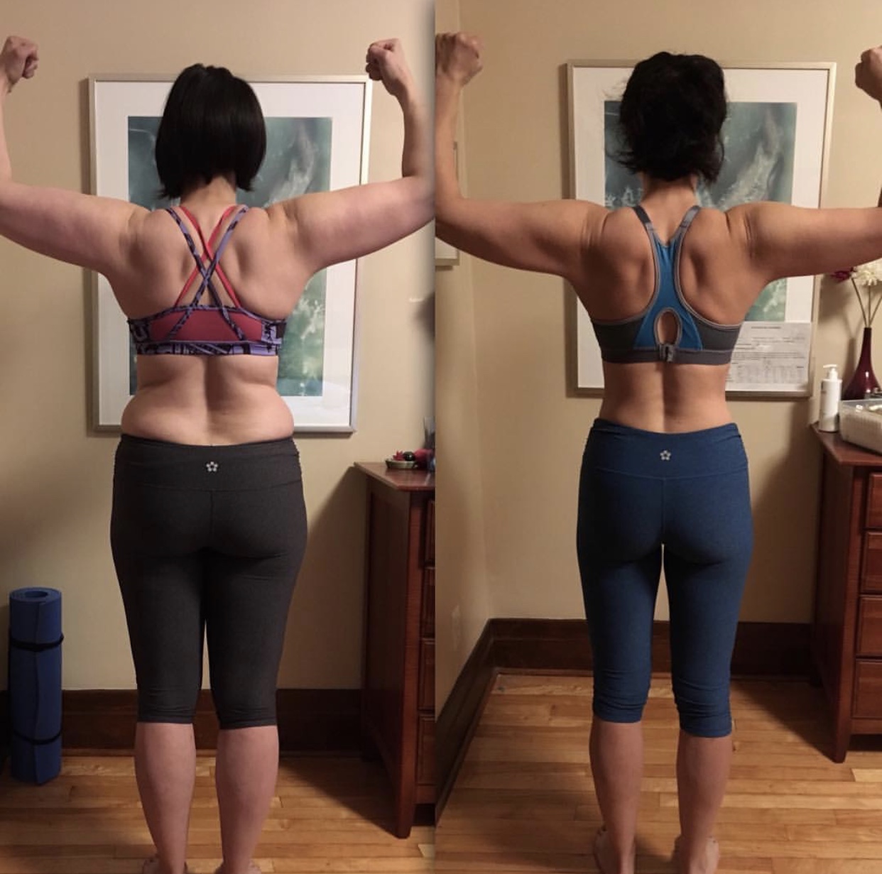 6 Week Challenge upper body transformation